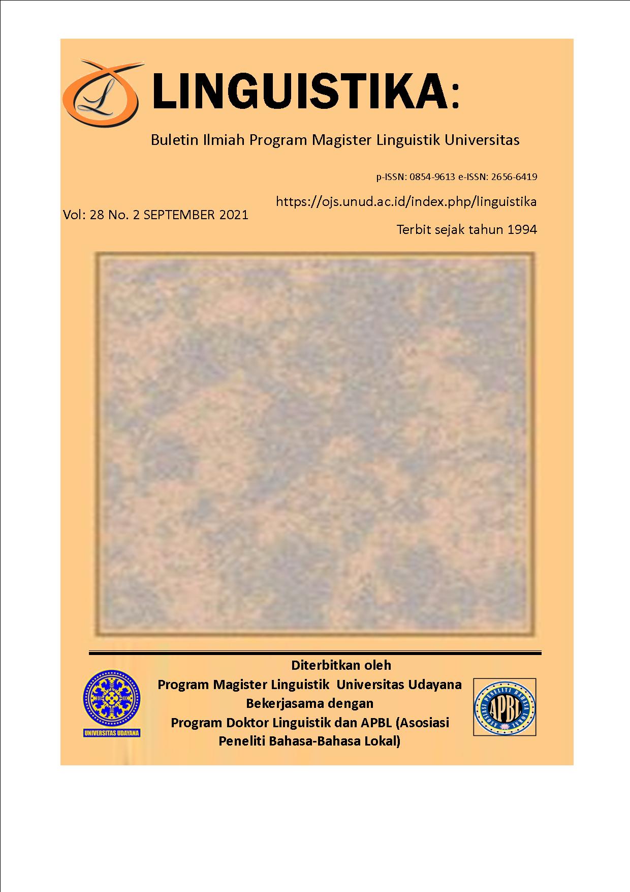 Linguistics Landscapes: New Normal Life Representation in Kuta, Bali